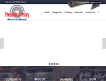 Tablet Screenshot of freedomarmory.com